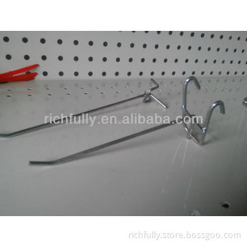 Hole Panel Back Hanging Hook, Metal Display Hook